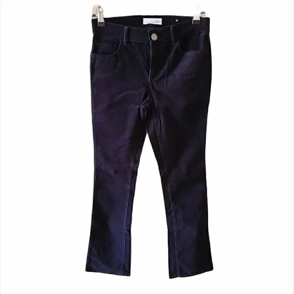 Loft Black Corduroy Pants for Women
